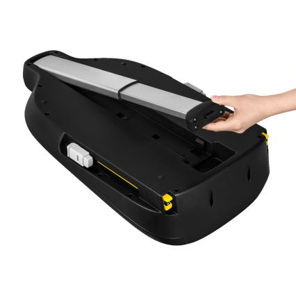 Lionelo - Автокресло с въртяща се база ASTRID SET i-Size 40-87 cm черно/сиво