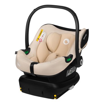Lionelo - Автокресло с въртяща се база ASTRID SET i-Size 40-87 cm пясъчно бежово