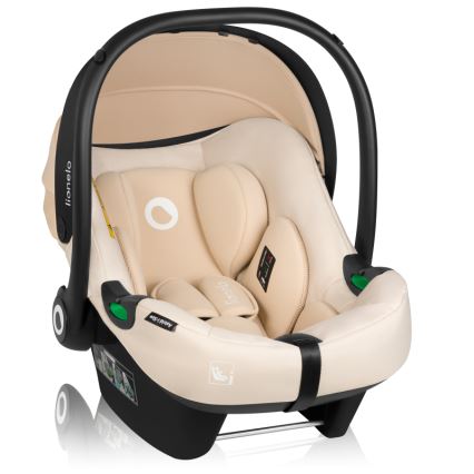 Lionelo - Автокресло с въртяща се база ASTRID SET i-Size 40-87 cm пясъчно бежово