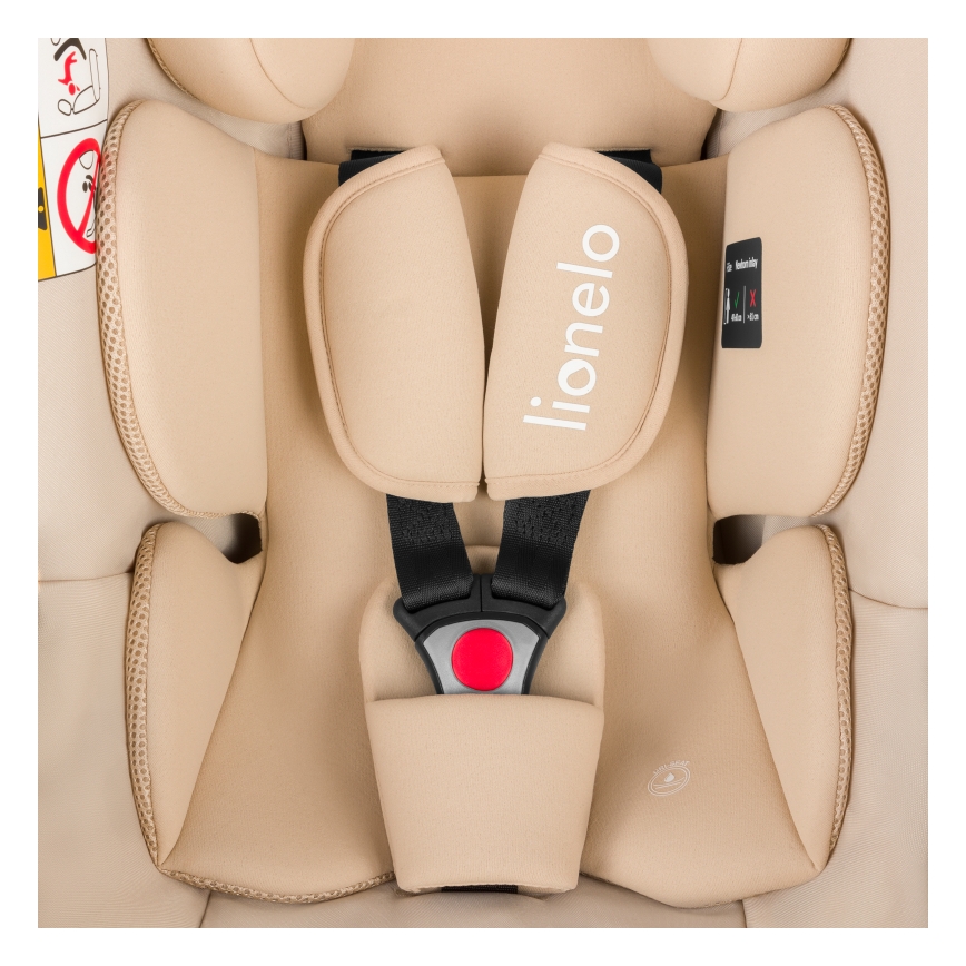 Lionelo - Автокресло с въртяща се база ASTRID SET i-Size 40-87 cm пясъчно бежово