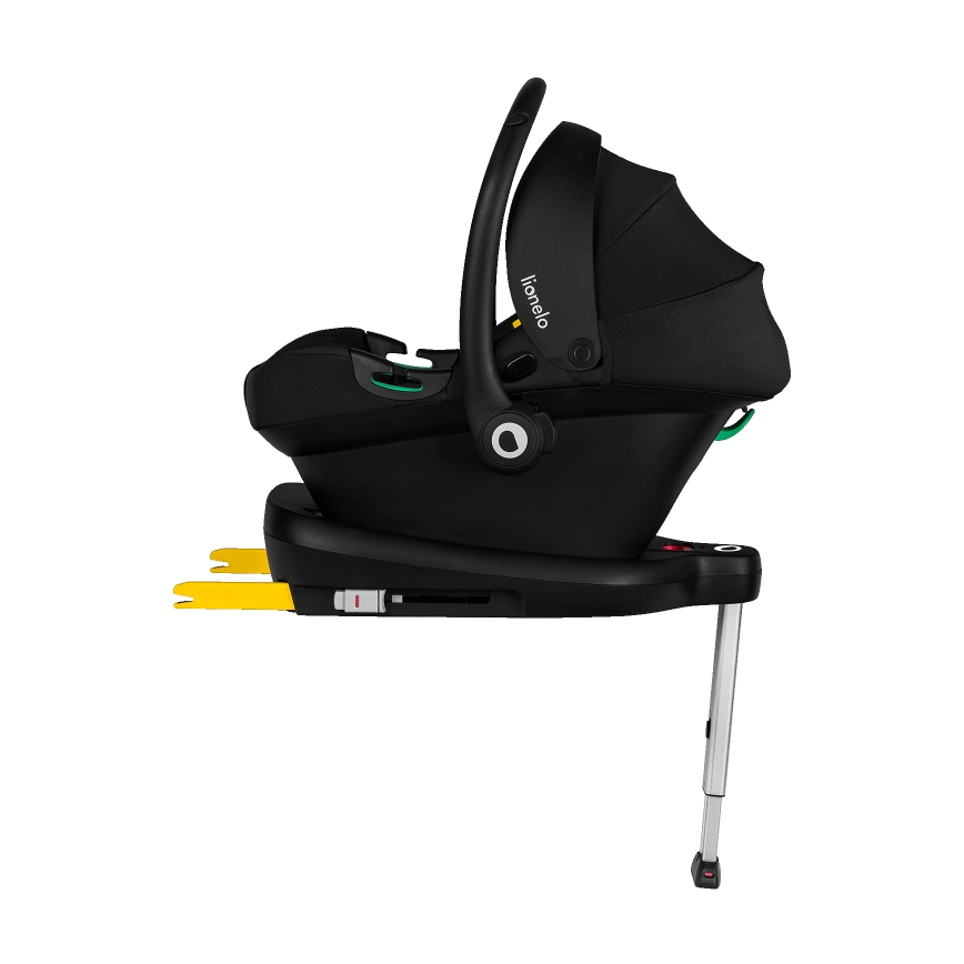 Lionelo - Автокресло с въртяща се база ASTRID SET i-Size 40-87 см Черно/сиво
