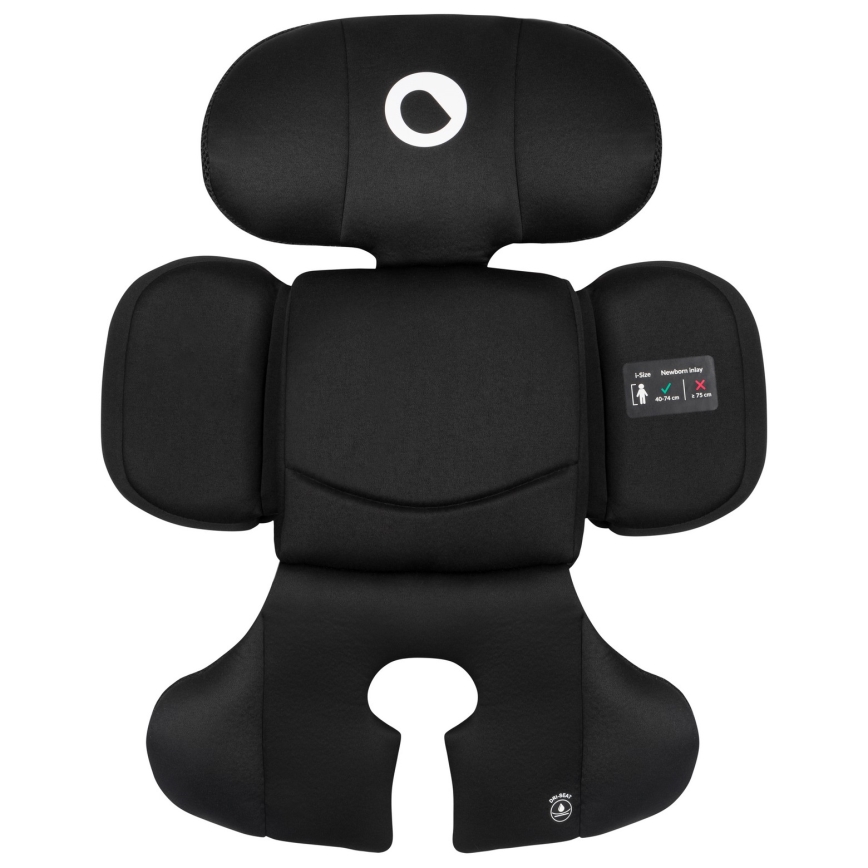 Lionelo - Автокресло с въртяща се база BASTIAAN i-Size 40-150 cm черен карбон