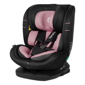 Lionelo - Автокресло с въртяща се база BASTIAAN i-Size 40-150 см Pink Rose