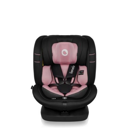 Lionelo - Автокресло с въртяща се база BASTIAAN i-Size 40-150 см Pink Rose