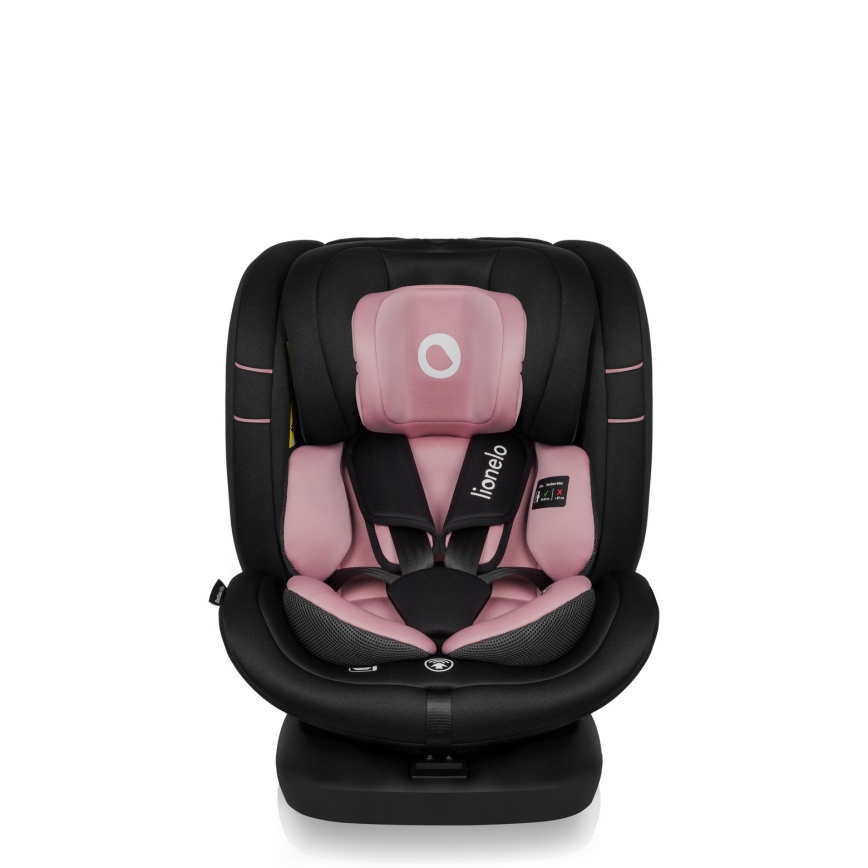 Lionelo - Автокресло с въртяща се база BASTIAAN i-Size 40-150 см Pink Rose