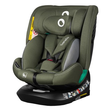 Lionelo - Автокресло с въртяща се база BASTIAAN ONE i-Size 40-150 cm Оливково зелено