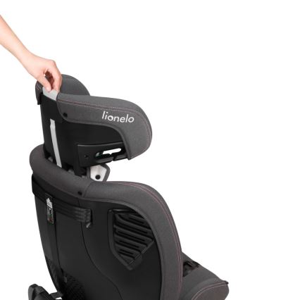 Lionelo - Въртящо се автокресло с база BASTIAAN ONE i-Size 40-150 см, розово
