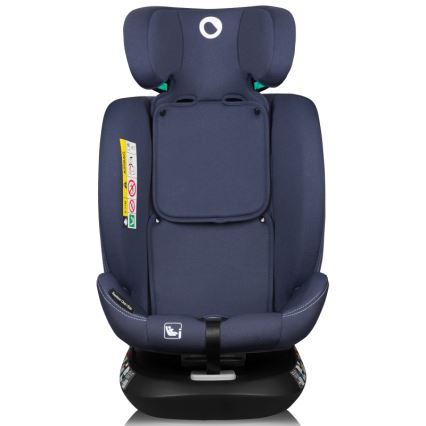 Lionelo - Автокресло с въртяща се база BASTIAAN ONE i-Size 40-150 см тъмносиньо