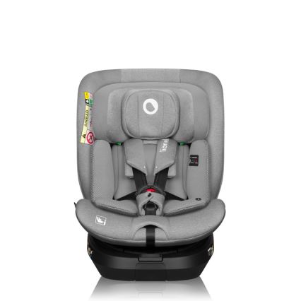 Lionelo - Автокресло с въртяща се база BRAVE i-Size 40-150 cm Сив камък