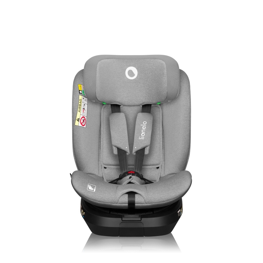 Lionelo - Автокресло с въртяща се база BRAVE i-Size 40-150 cm Сив камък