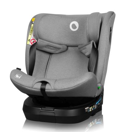 Lionelo - Автокресло с въртяща се база BRAVE i-Size 40-150 cm Сив камък