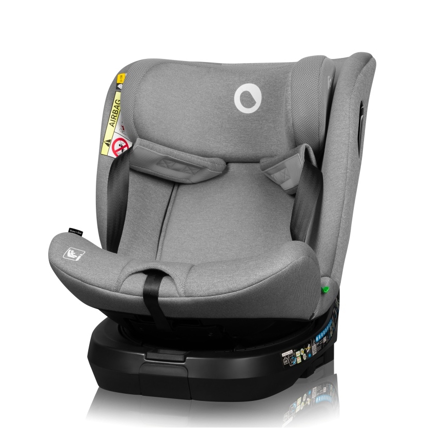 Lionelo - Автокресло с въртяща се база BRAVE i-Size 40-150 cm Сив камък