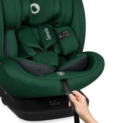 Lionelo - Автокресло с въртяща се основа BASTIAAN i-Size 40-150 cm Зелена гора