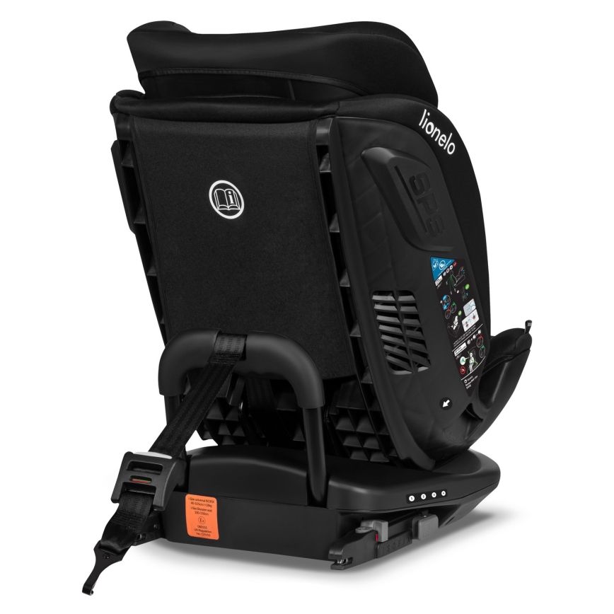 Lionelo - Автокресло с въртяща се основа BASTIAAN i-Size 40-150 см Black Carbon