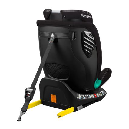 Lionelo - Въртящо се автокресло с база BASTIAAN ONE i-Size 40-150 см Черен карбон