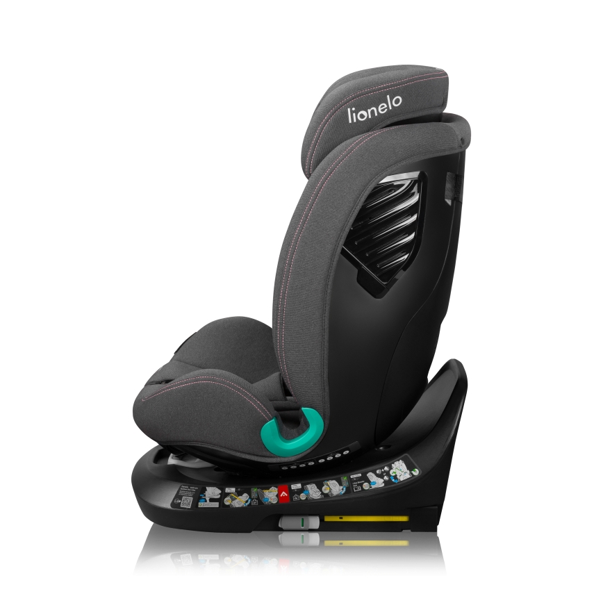 Lionelo - Автокресло с въртяща се основа BASTIAAN ONE i-Size 40-150 cm Pink Rose