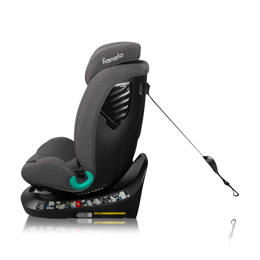 Lionelo - Автокресло с въртяща се основа BASTIAAN ONE i-Size 40-150 cm Pink Rose