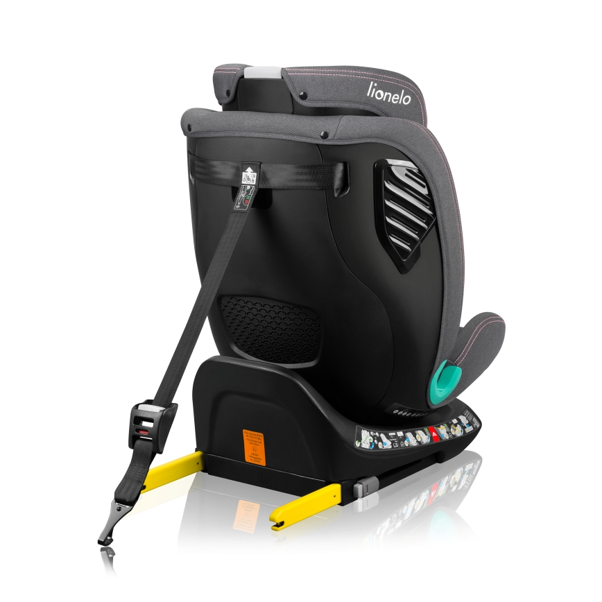 Lionelo - Автокресло с въртяща се основа BASTIAAN ONE i-Size 40-150 cm Pink Rose