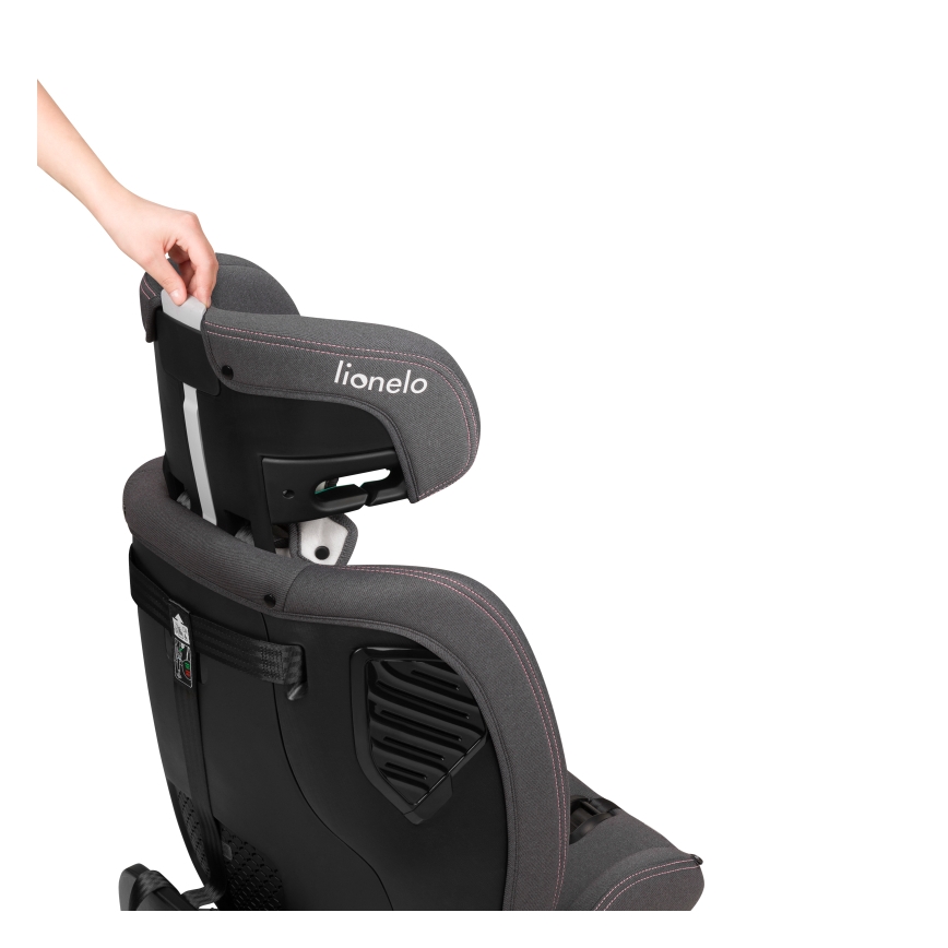 Lionelo - Автокресло с въртяща се основа BASTIAAN ONE i-Size 40-150 cm Pink Rose