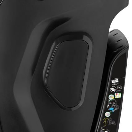Lionelo - Автокресло с въртяща се основа HARPER i-Size 76-150 cm Black Carbon