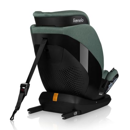Lionelo - Детско столче за кола с въртяща се база LAVENDER i-Size 76-150 см Зелен пистачо