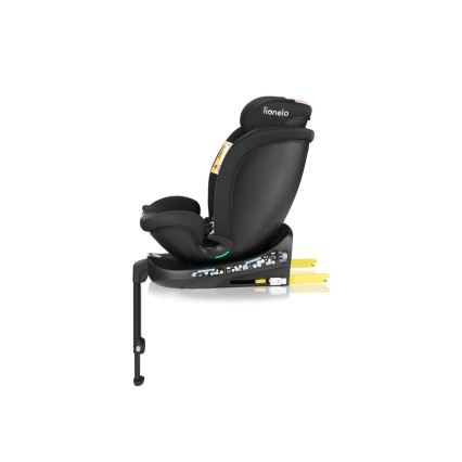 Lionelo - Автокресло с въртяща се основа NAVY i-Size 40-150 см черно/розово