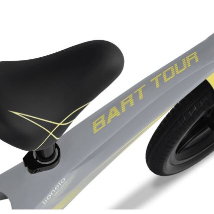 Lionelo - Балансиращо колело BART TOUR сиво/жълто