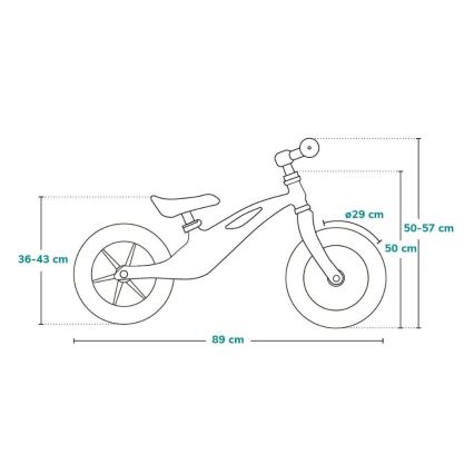 Lionelo - Балансиращо колело BART TOUR сиво/жълто
