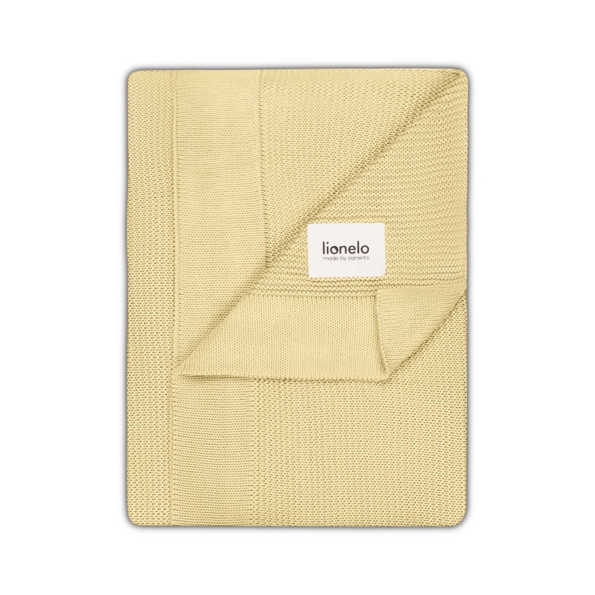 Lionelo - бамбуково одеяло BAMBOO BLANKET 75x100 cm лимонено жълто