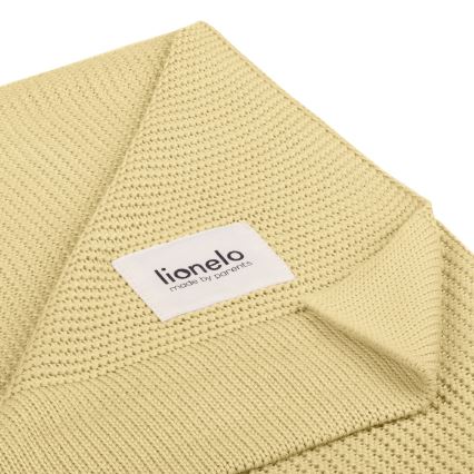 Lionelo - бамбуково одеяло BAMBOO BLANKET 75x100 cm лимонено жълто