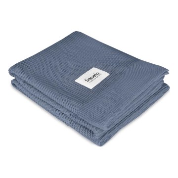 Lionelo - Бамбуково одеяло BAMBOO BLANKET 75x100 cm синьо