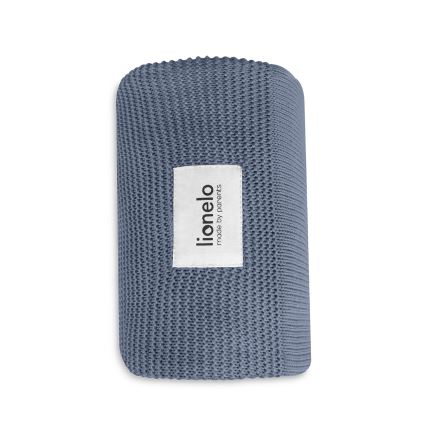 Lionelo - Бамбуково одеяло BAMBOO BLANKET 75x100 cm синьо