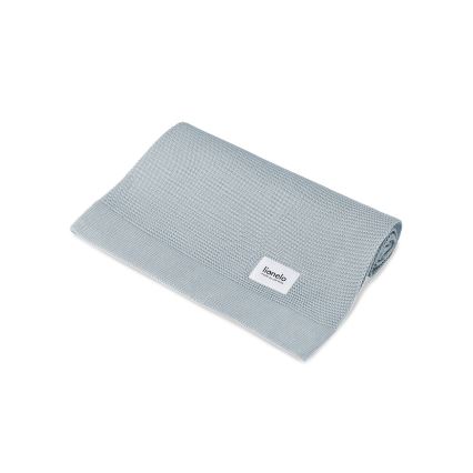 Lionelo - Бамбуково одеяло BAMBOO BLANKET 75x100 см Сиво
