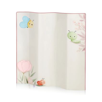 Lionelo - Бебешка игрална кошара MILLE PLUS розова