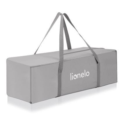 Lionelo - Бебешка пътна кошара 3 в 1 ELLEN Сив бетон