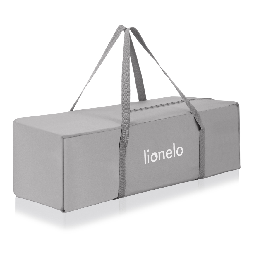 Lionelo - Бебешка пътна кошара 3 в 1 ELLEN Сив бетон