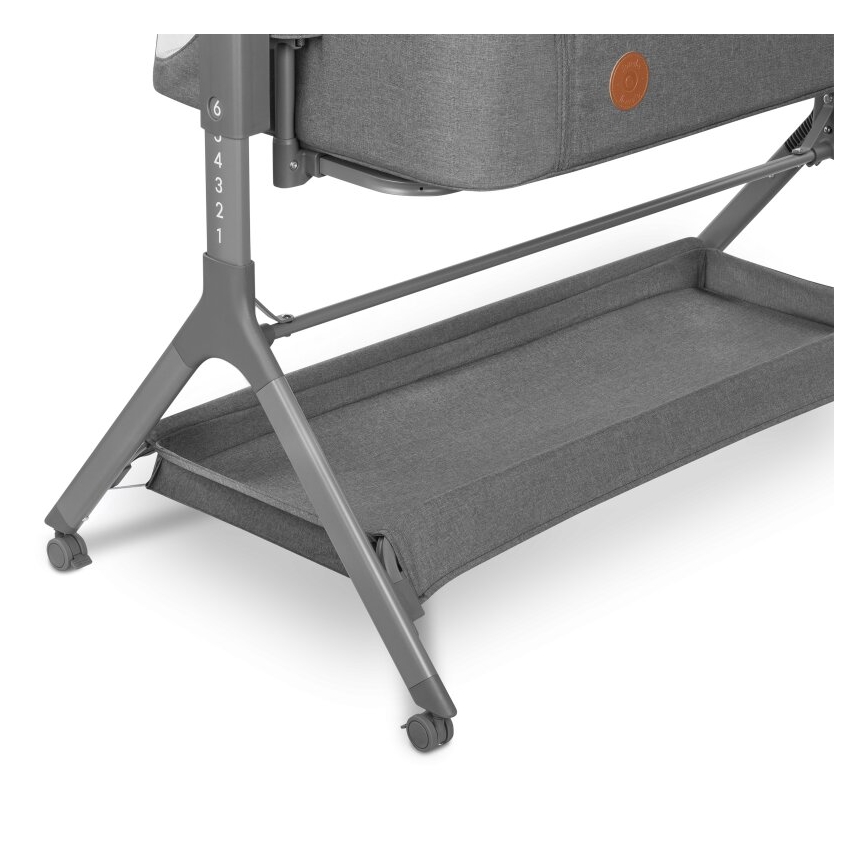 Lionelo - бебешка кошара 3-в-1 LEONIE PLUS, сива