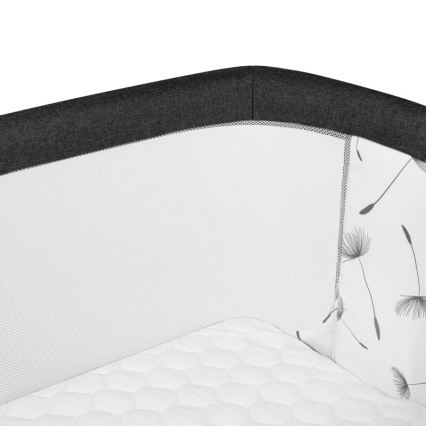 Lionelo - Бебешка кошара 3в1 AURORA черен