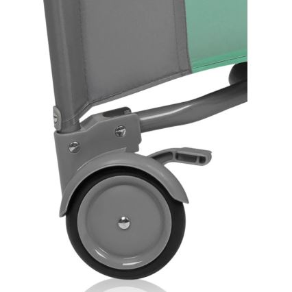 Lionelo - бебешки манеж MILLE PLUS сиво-зелен