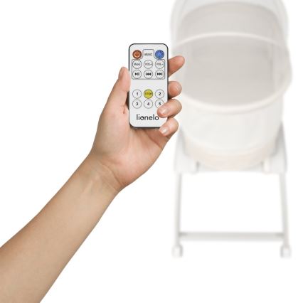 Lionelo - Бебешко легло с вградена везна CORAL White