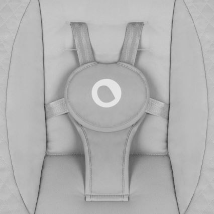 Lionelo - Бебешко шезлонгче с мелодия IRIS Сив бетон