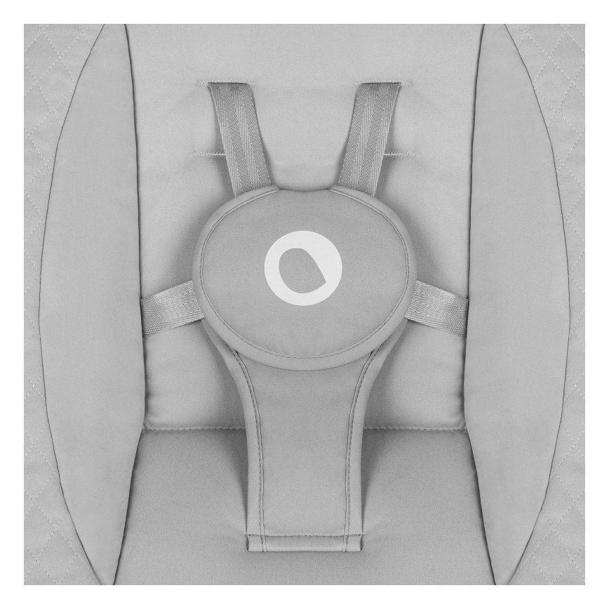 Lionelo - Бебешко шезлонгче с мелодия IRIS Сив бетон