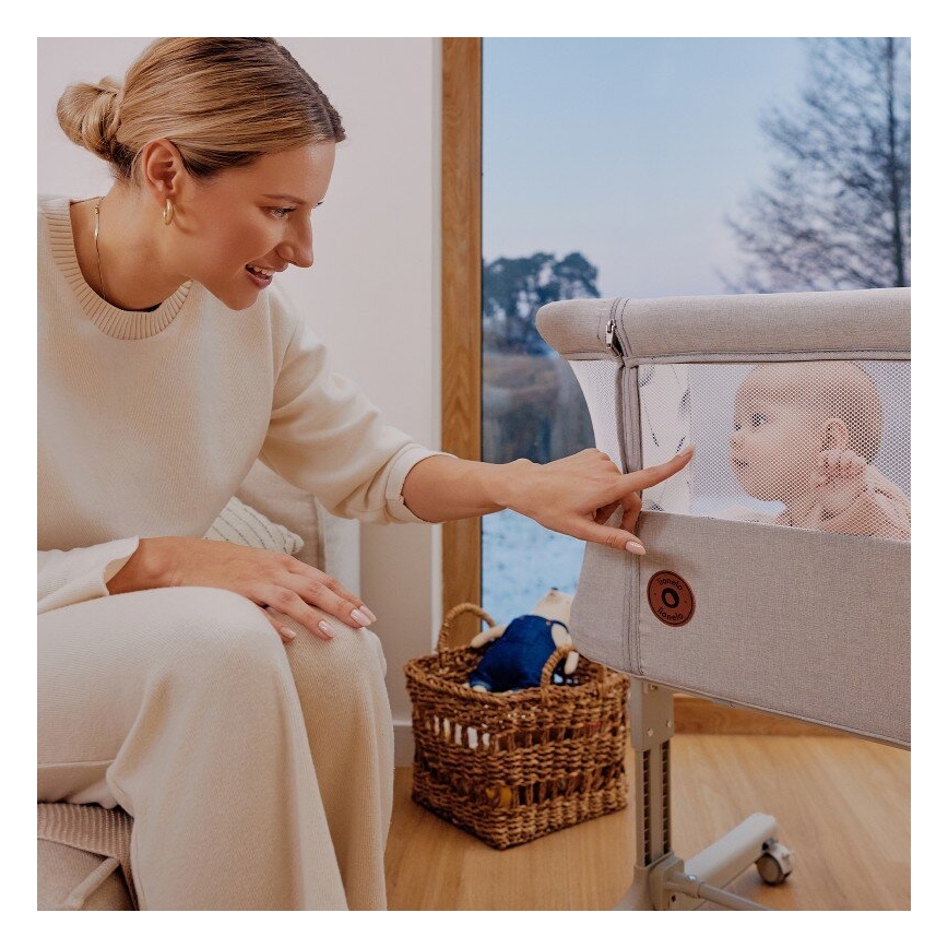 Lionelo - Бебешко креватче 3 в 1 AURORA бежово