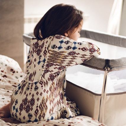 Lionelo - Бебешко креватче 3 в 1 LEONIE сиво/бежово