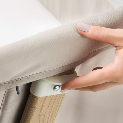 Lionelo - Бебешко креватче 5 в 1 THOMI PLUS Бежов пясък