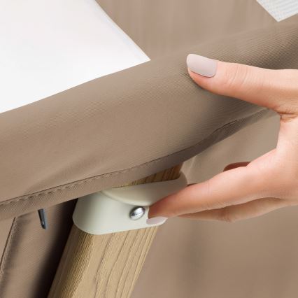 Lionelo - Бебешко креватче 5 в 1 THOMI PLUS бежово карамел