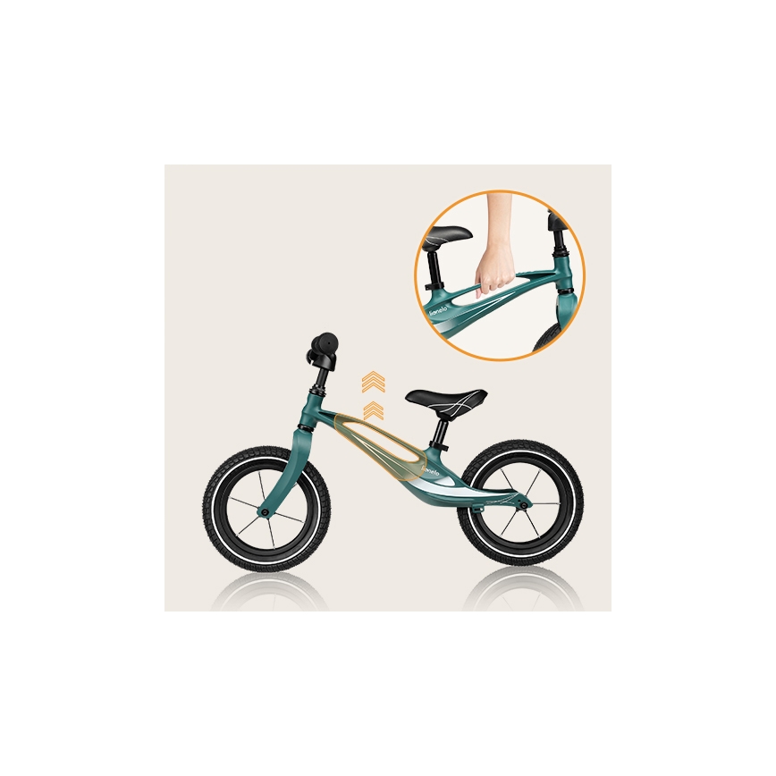 Lionelo - Беговел BART AIR зелен
