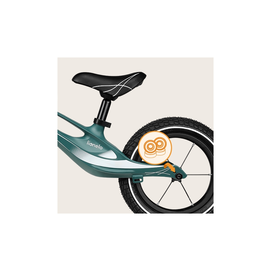 Lionelo - Беговел BART AIR зелен