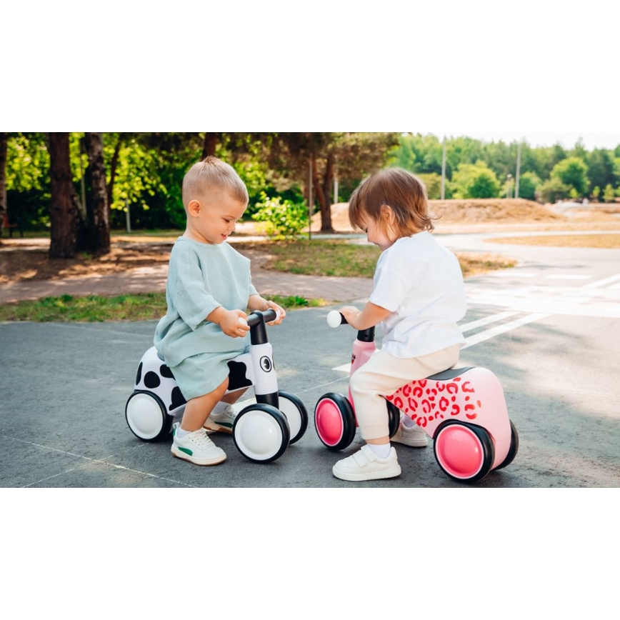 Lionelo - Беговел SAMMY черно/бяло