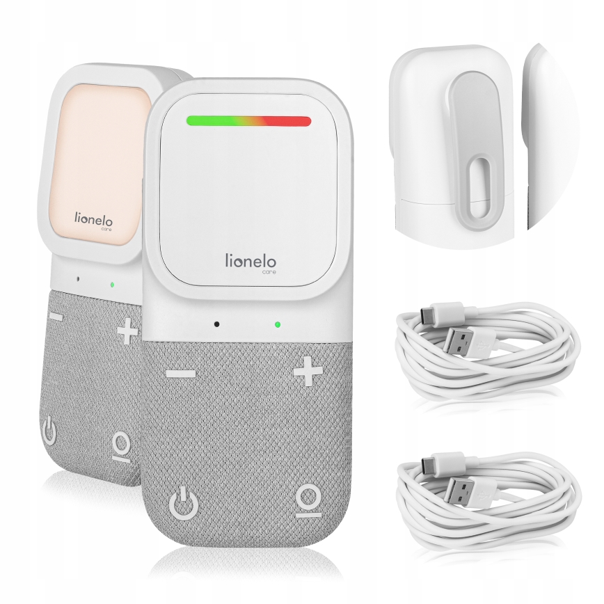 Lionelo - Безжичен акумулаторен аудио бебефон BABYLINE 2.2 5V